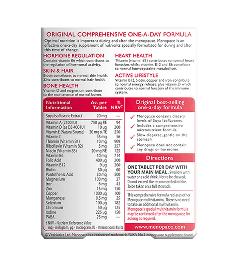 Menopace Original- 30 Tablets