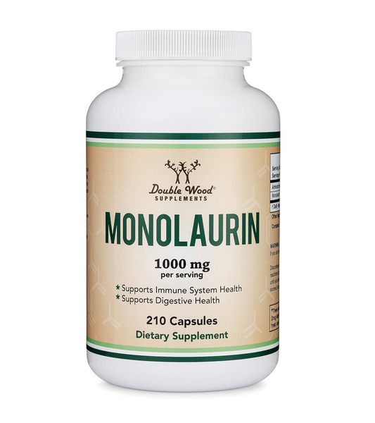 Monolaurin 1000mg per Serving- 210 Capsules