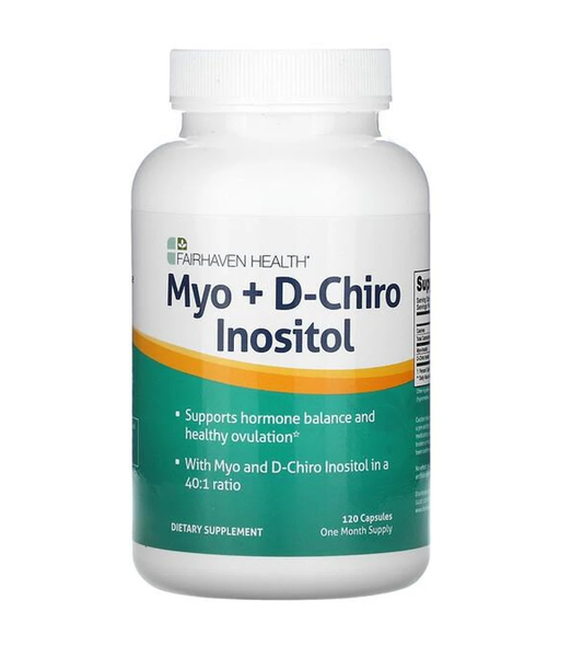 Myo + D-Chiro Inositol -120 Capsules