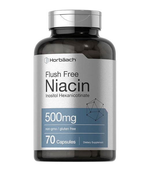 NIACIN FLUSH FREE 500MG - 70 CAPSULES