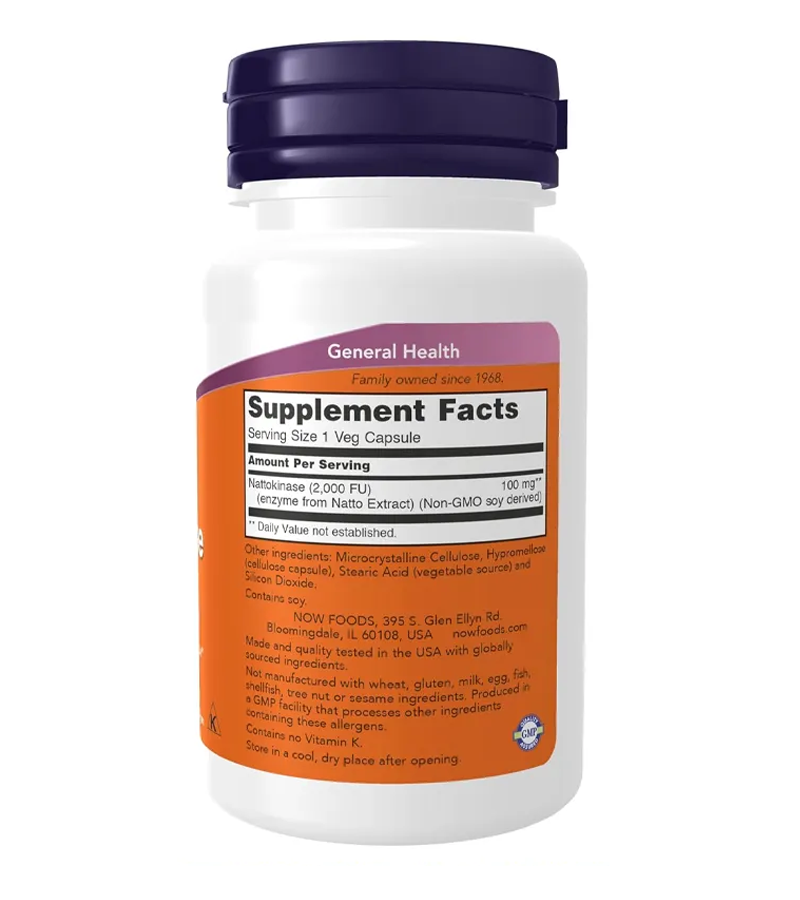 Nattokinase 100mg - 60 Veg Capsules