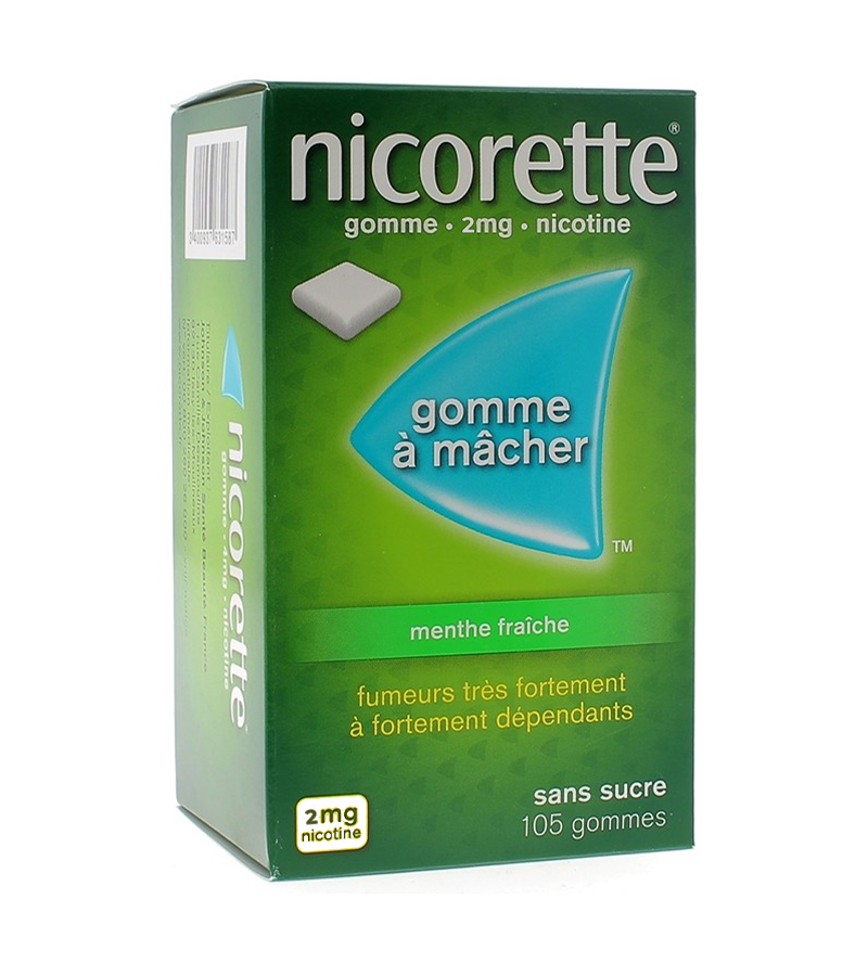 Nicorette Fresh mint, 2mg 105 gum