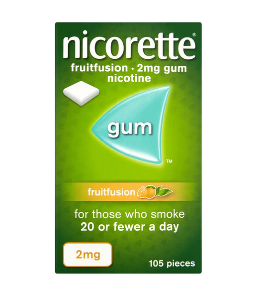 Nicorette Fruit Fusion, 2mg 105 gum