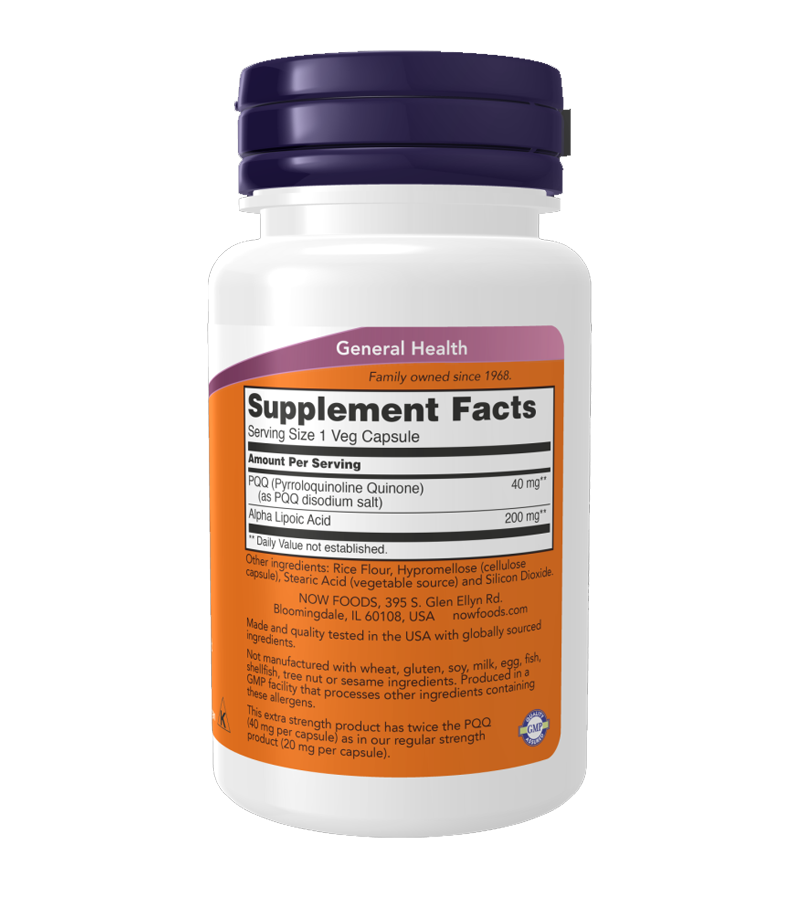 PQQ 40 mg - 50 Veg Capsules