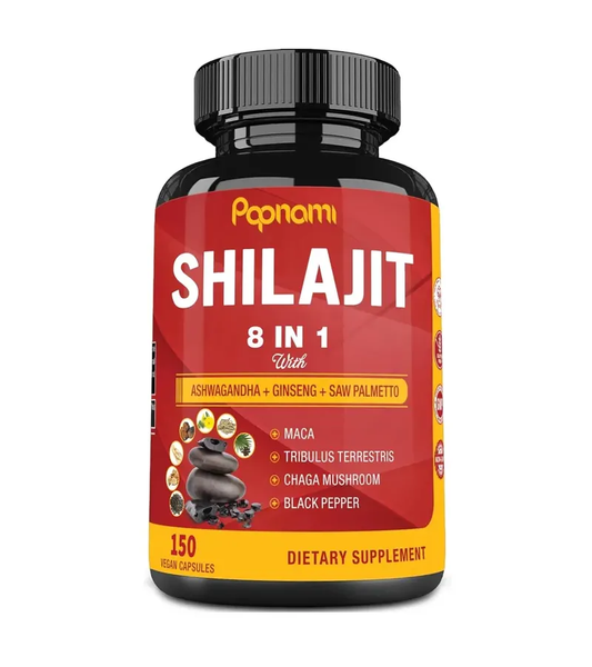 Papnami Organic Shilajit Extract Capsules 6550mg - 150 capsules