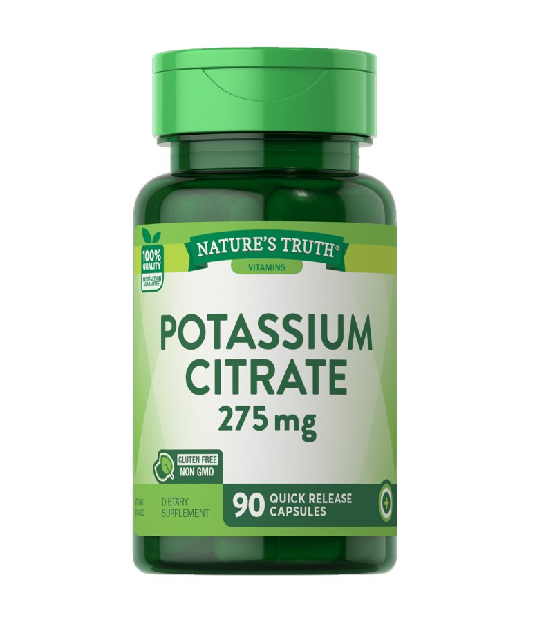 Potassium Citrate 275 mg - 90 Quick Release Capsules