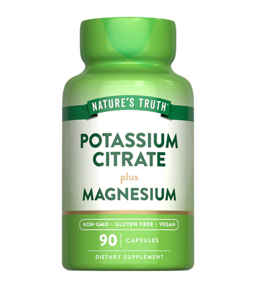 Potassium Citrate plus Magnesium - 90 Capsules