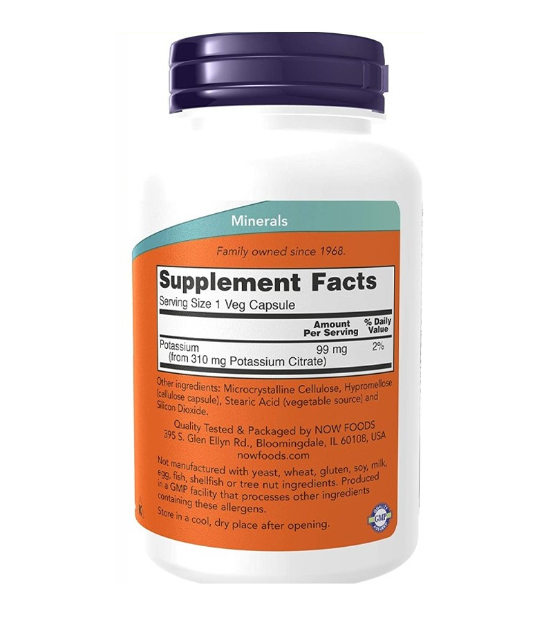 Potassium Citrate 99 mg Veg - 180 Capsules