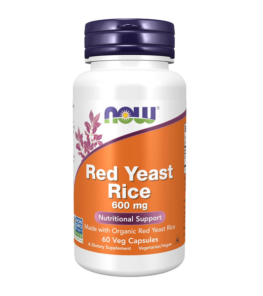 Red Yeast Rice 600 mg - 60 Veg Capsules