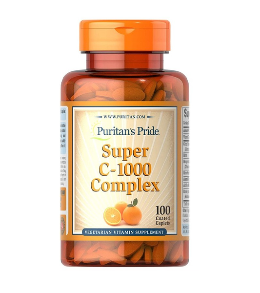 Super Vitamin C-1000 Complex - 100 Coated Caplets