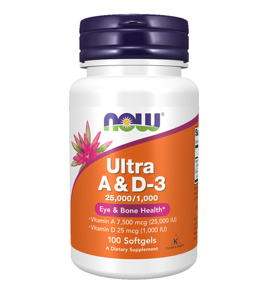 Ultra A & D-3 25,000/1,000 - 100 Softgels