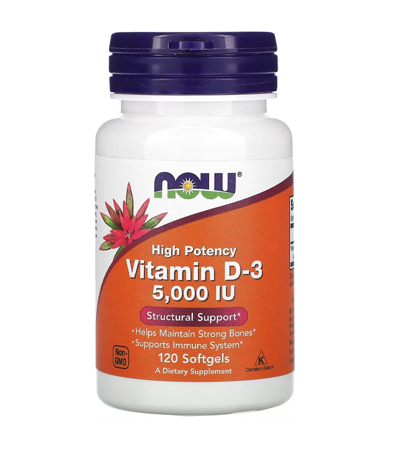 Vitamin D3 5000 IU - 120 Softgels