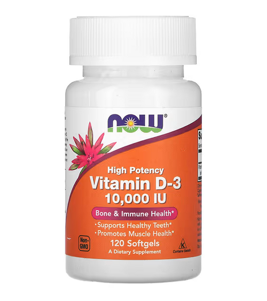 Vitamin D3 10,000 IU - 120 Softgels