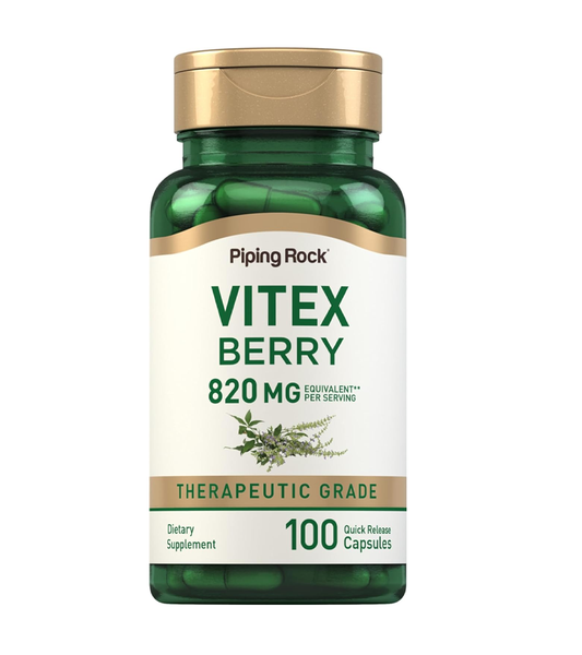 Vitex Chasteberry 820mg - 100 Capsules