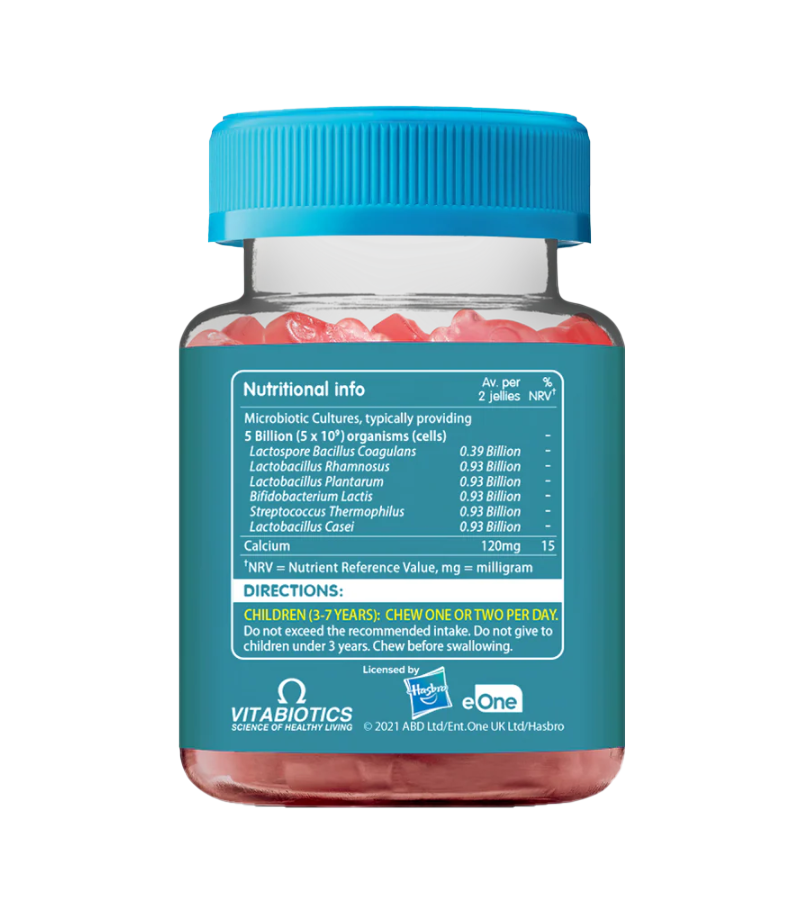 Wellkid Peppa Pig Pro-tummy 5 Billion with Calcium - 30 Soft Jellies