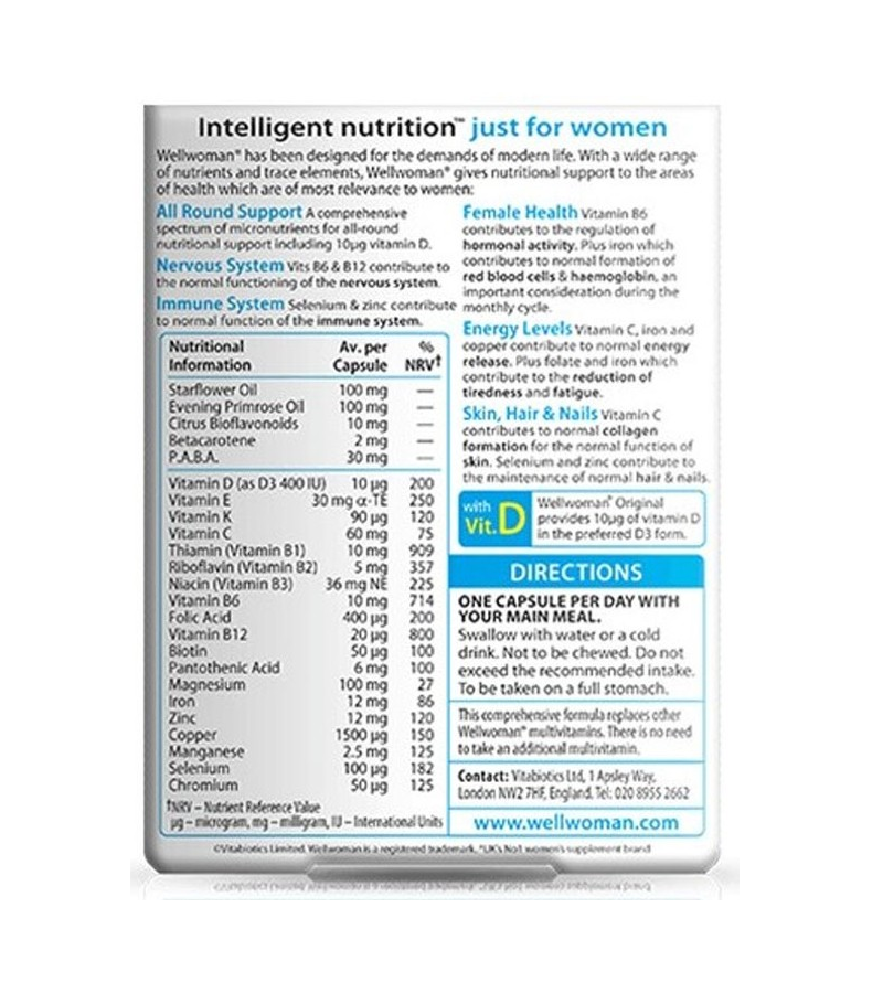 Wellwoman Original 30 Capsules