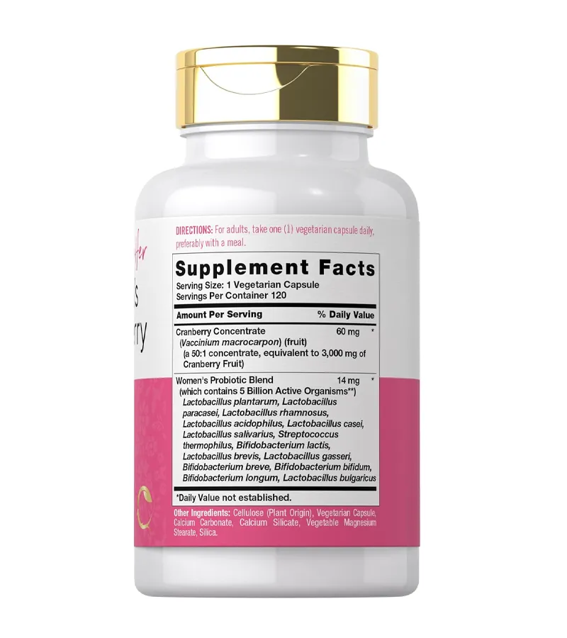 Women's Cranberry Plus Probiotics - 120 Capsules