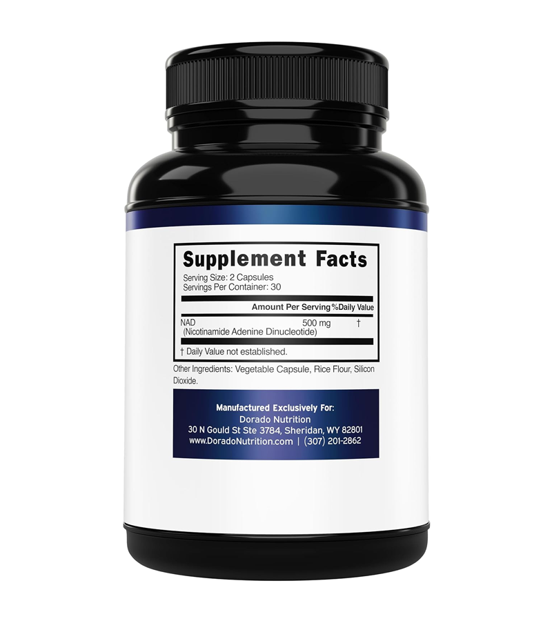 NAD+ 500mg - 60 Capsules