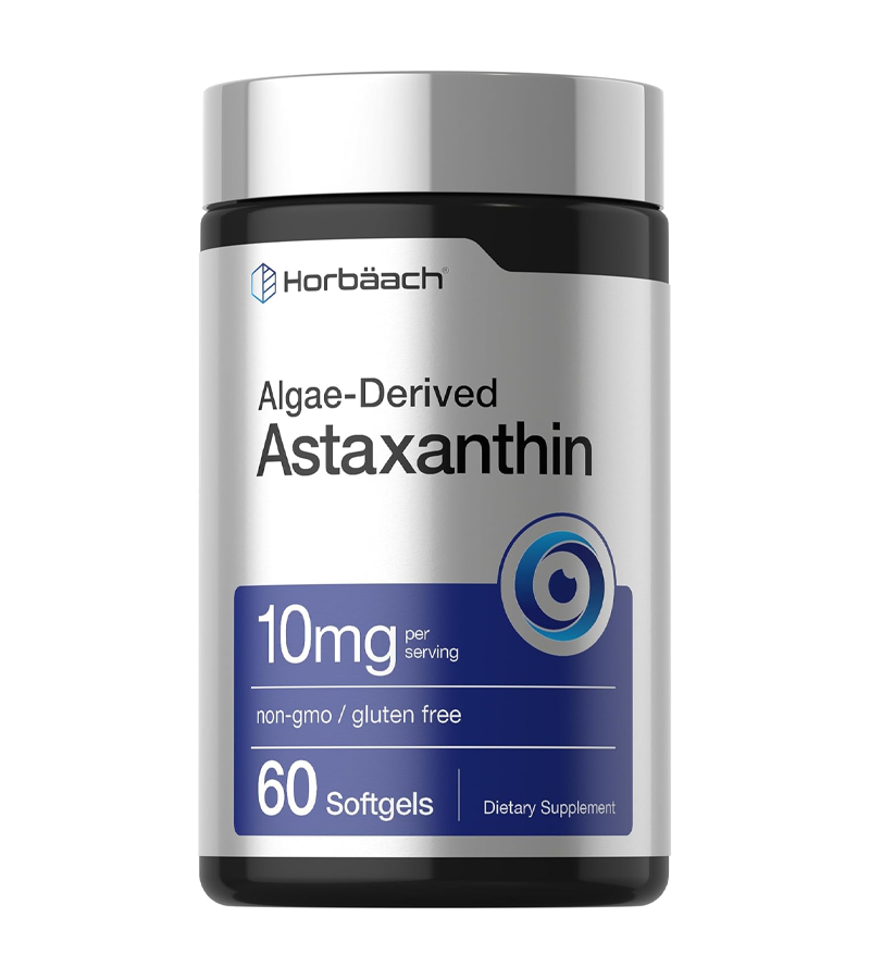 Astaxanthin Algae Derived Formula, 10mg Per Serving - 60 Softgels