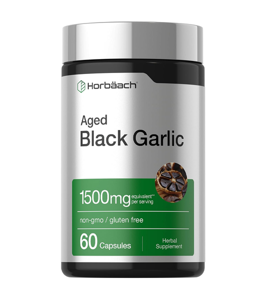 Aged Black Garlic Extract 1500mg - 60 Capsules