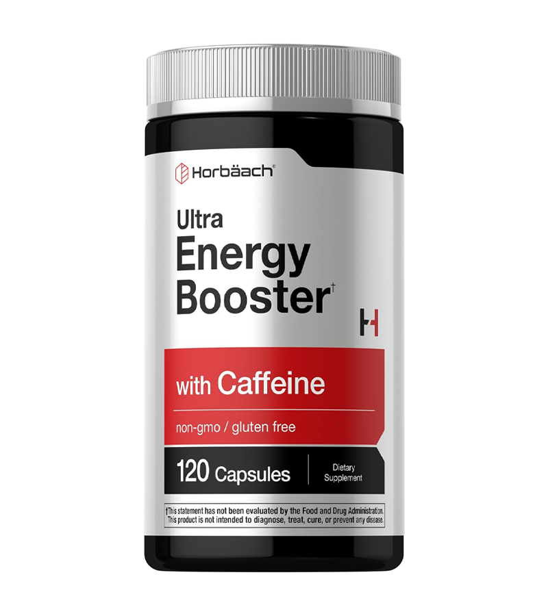 Energy Booster Supplement - 120 Capsules