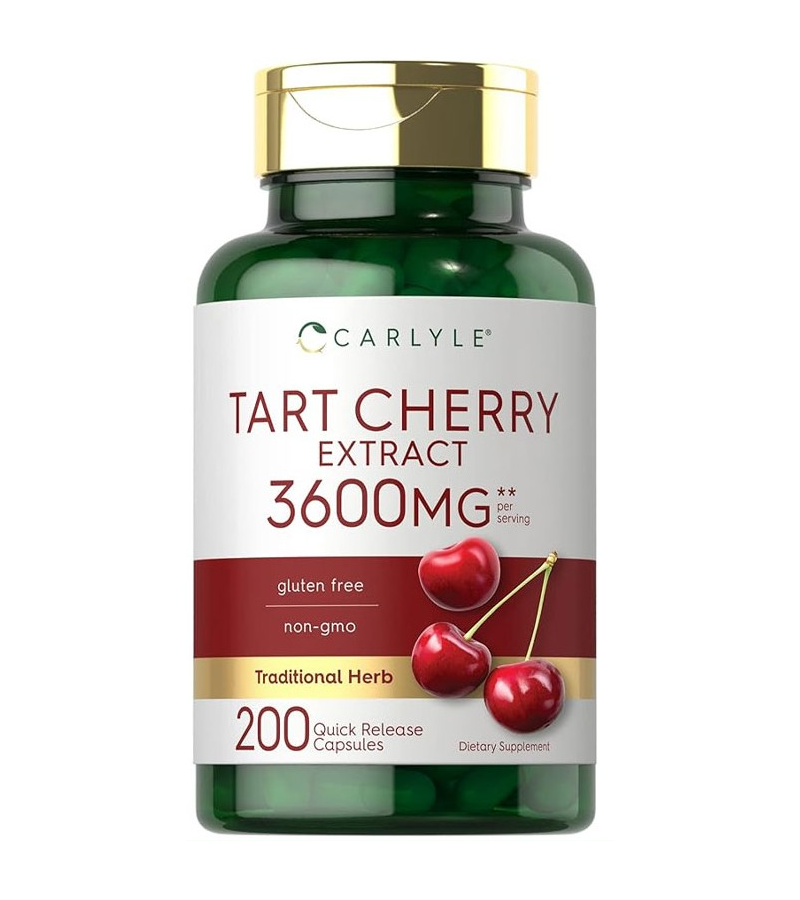 Tart Cherry Extract 3600 mg - 200 Capsules