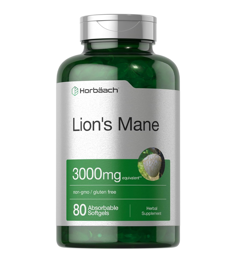 Lion's Mane Mushroom 3000 mg - 80 Softgels