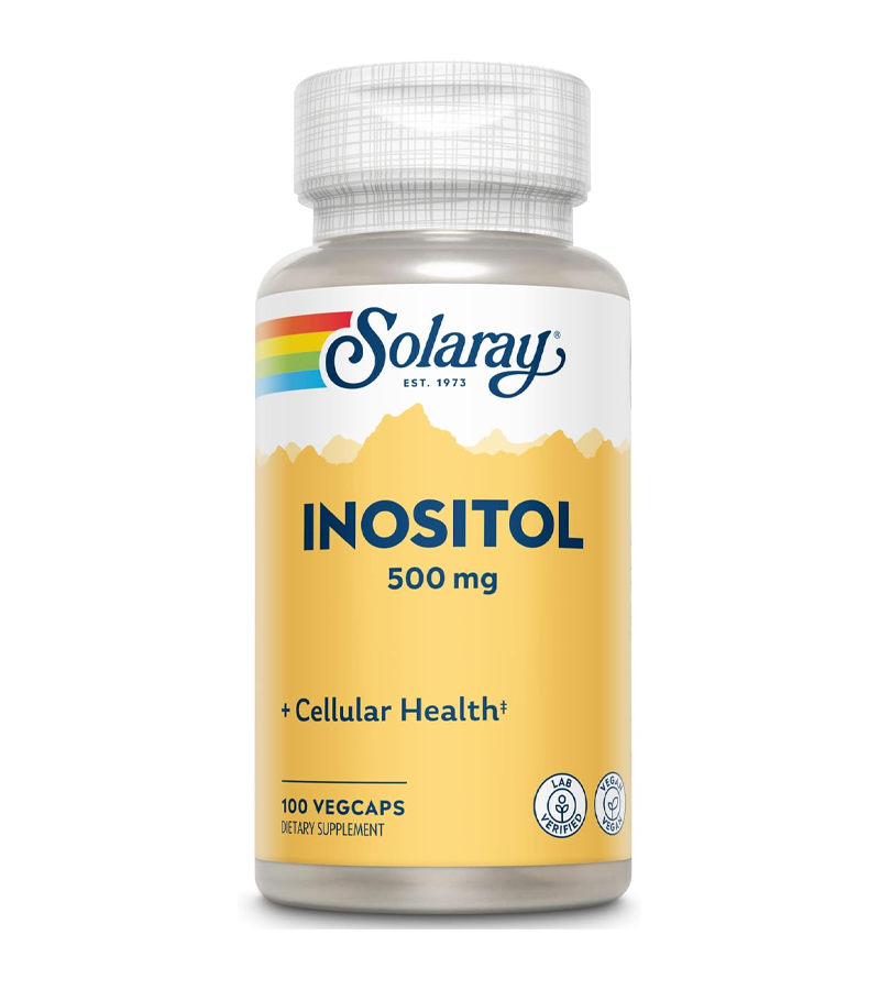 Inositol 500 mg, Nervous System & Brain Support - 100 VegCaps