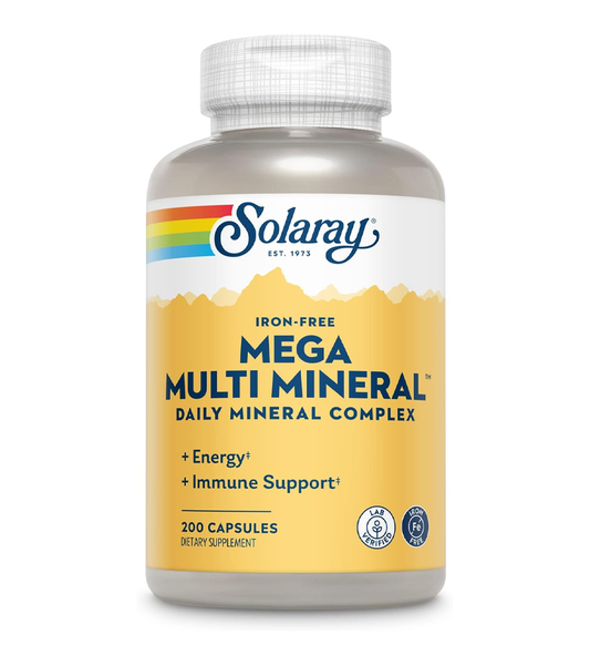 Mega Multi Mineral (Iron free) - 200 Capsules
