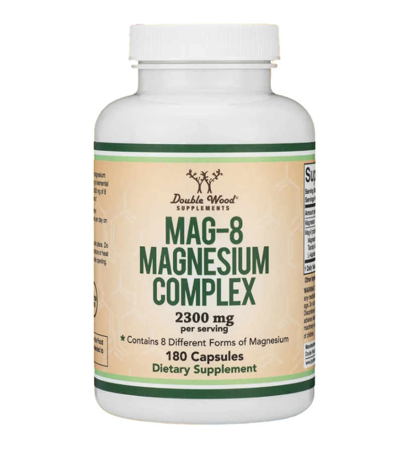 MAG-8 Magnesium Complex (Contains 8 Different Forms of Magnesium) - 180 Capsules