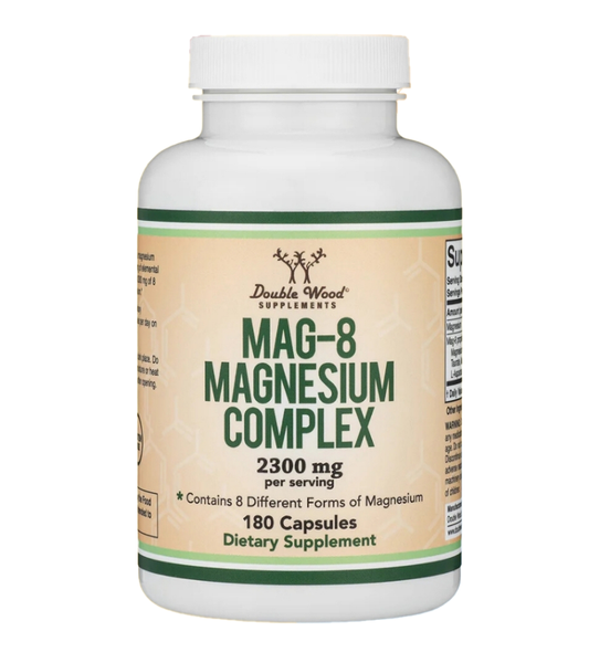 MAG-8 Magnesium Complex (Contains 8 Different Forms of Magnesium) - 180 Capsules
