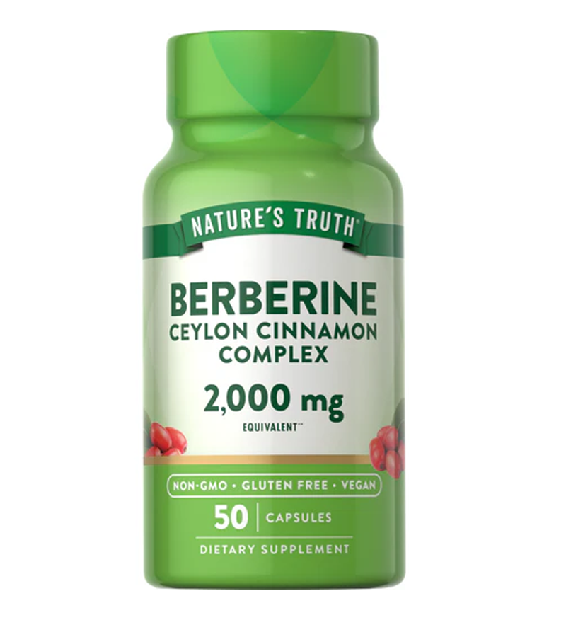 Berberine with Ceylon Cinnamon Complex 2,000mg - 50 Capsules