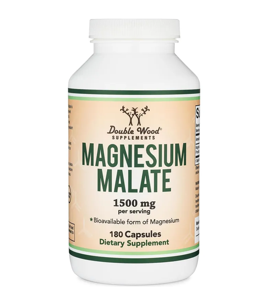 Magnesium Malate 1500mg - 180 Capsules