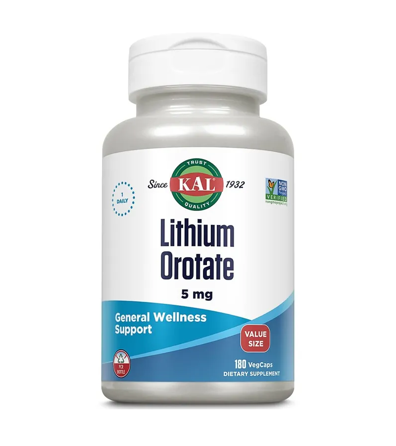 Lithium Orotate 5mg - 180 Capsules