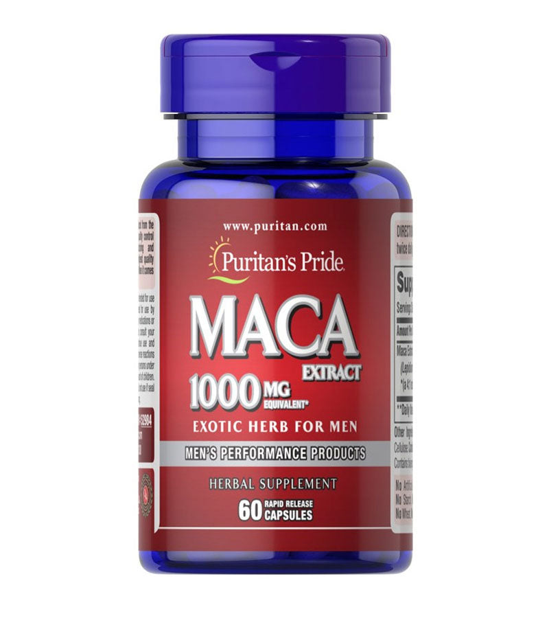 MACA 1000 mg - 60 Capsules - Exotic herb for men