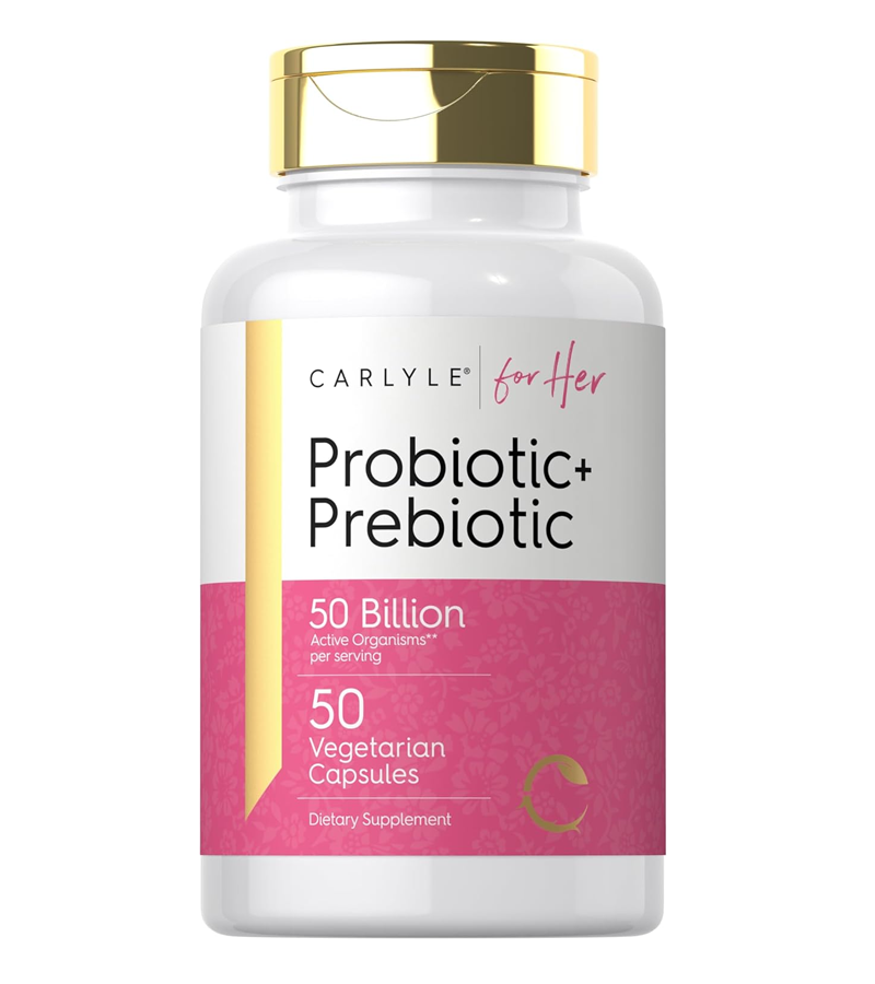 Probiotic and Prebiotic for Women 50 Billion - 50 Capsules