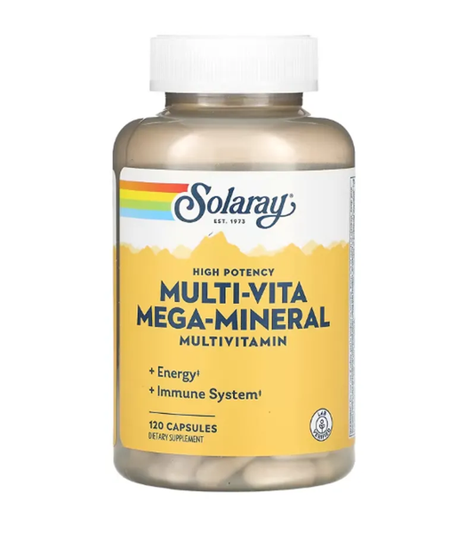Multi-Vita Mega-Mineral, Multivitamin -120 Capsules