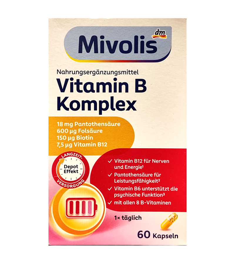 Mivolis Vitamin B-Complex Depot - 60 capsules