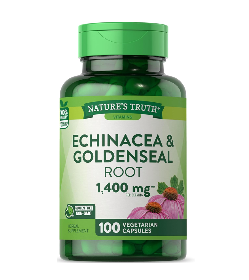 Echinacea & Goldenseal 1400mg - 100 Capsules