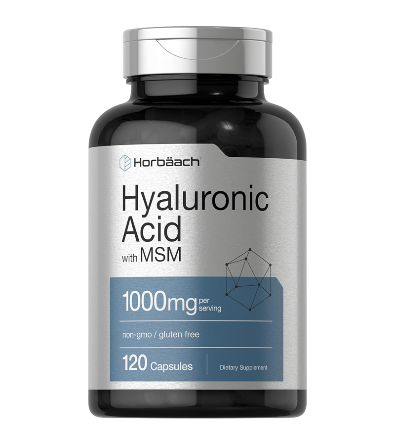 Hyaluronic Acid with MSM 1000 mg Per Serving - 120 Capsules