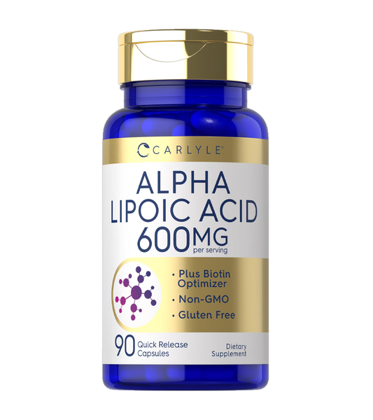 Alpha Lipoic Acid 600mg Plus Biotin Optimizer - 90 Capsules