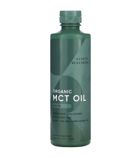 Organic MCT Oil, C8 - 473ml