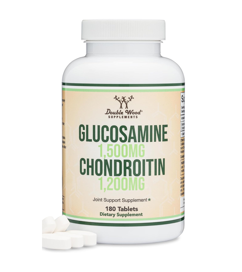 Glucosamine 1500mg + Chondroitin 1200mg Per Serving, Joints Comfort Support - 180 Tablets