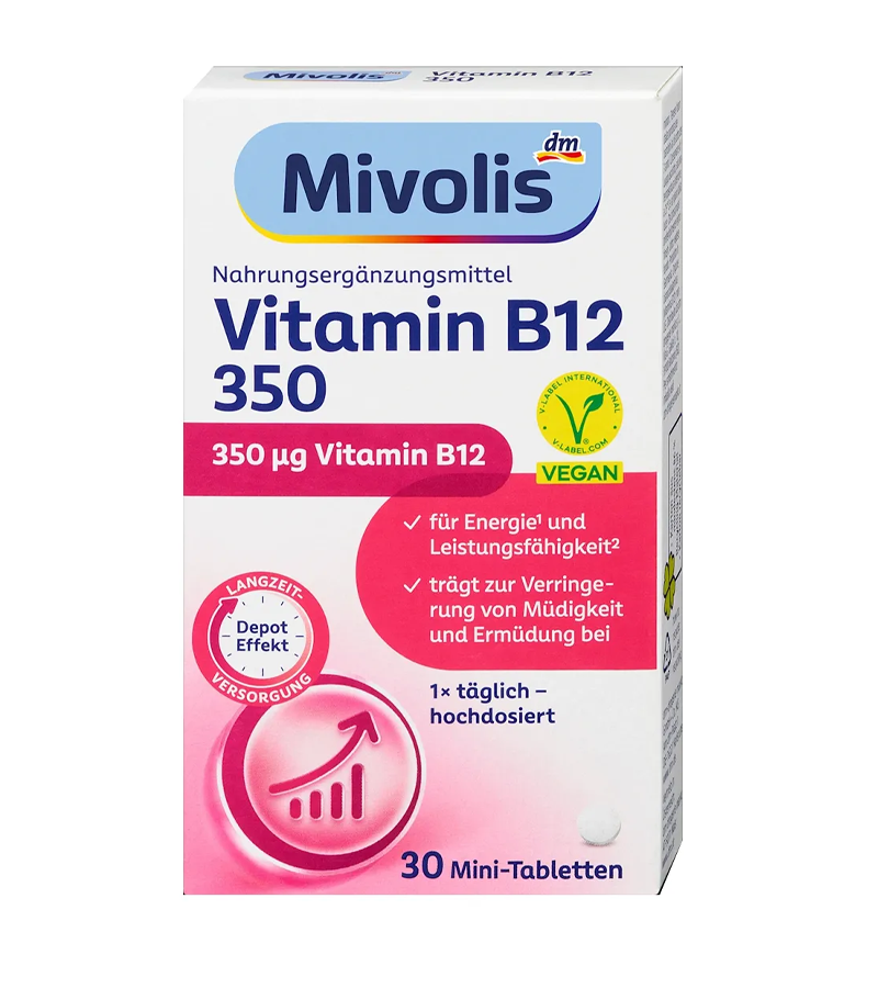 Mivolis Vitamin B12 350 Depot - 30 mini tablets