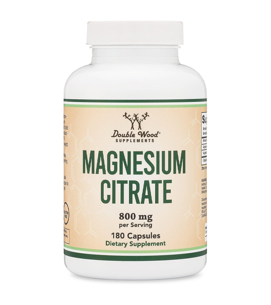 Magnesium Citrate 800mg -180 Capsules