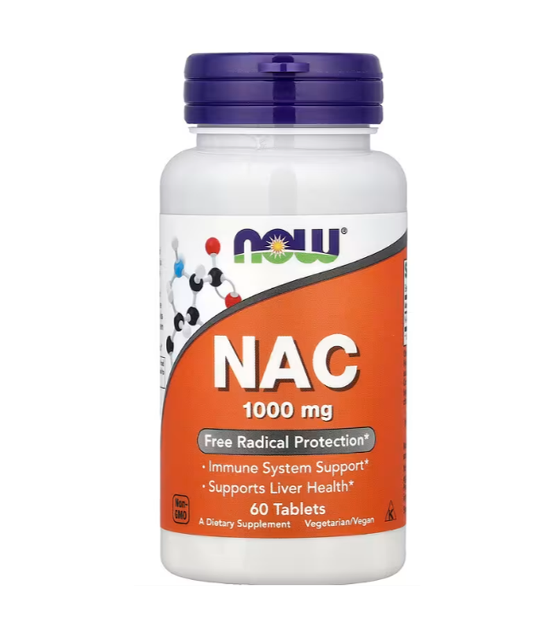 NAC (N-ACETYL CYSTEINE) 1000mg - 60 Tablets