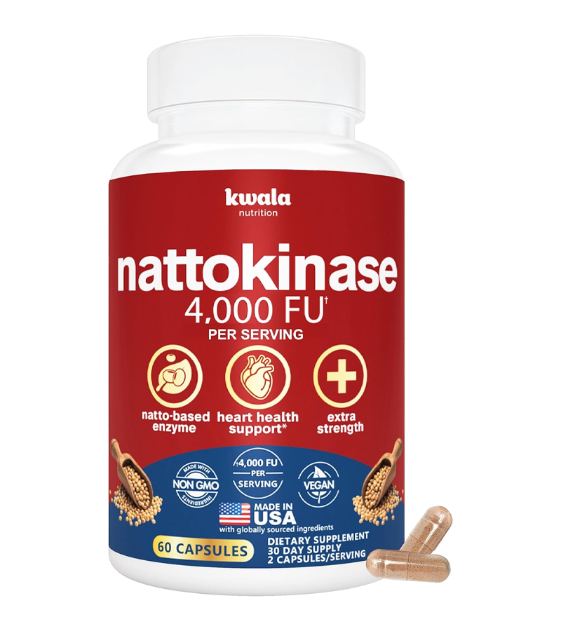 Nattokinase 4,000 FU Per Serving - 60 Capsules