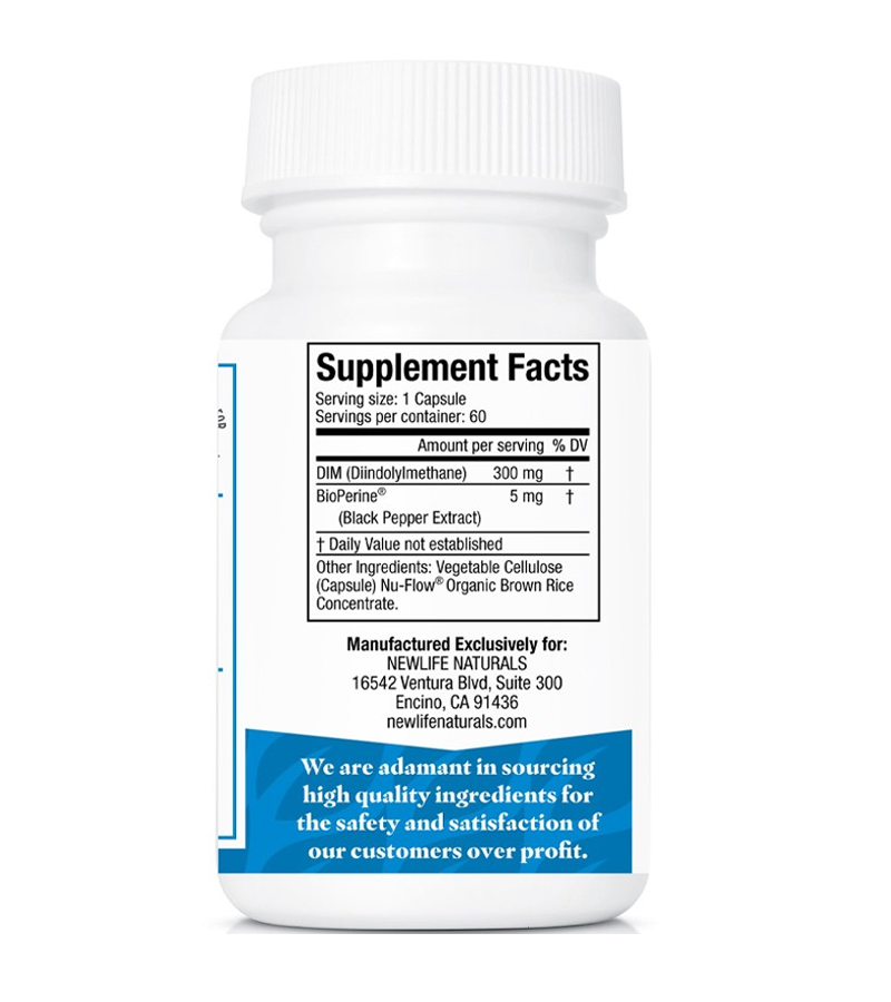 DIM - Hormone Balance for Women and Men 300mg - 60 Capsules