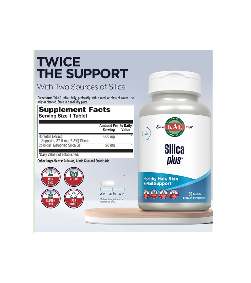 Kal Silica Plus Tablets - 90 Tablets