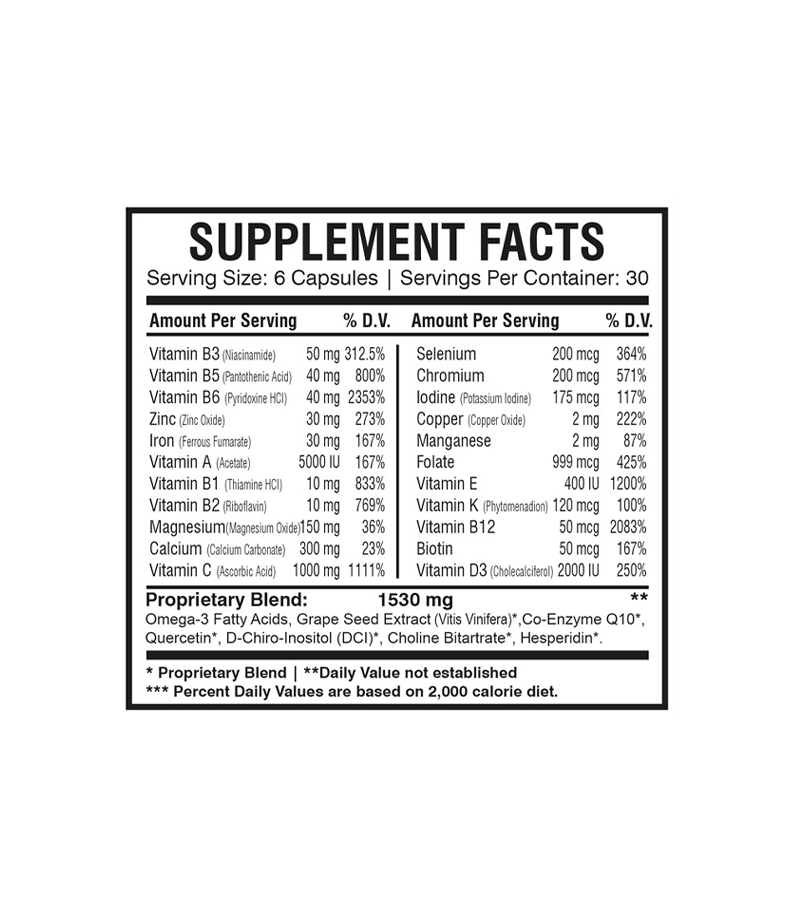 Preconception Plus - Women Fertility - 180 Veg Capsules